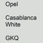 Preview: Opel, Casablanca White, GKQ.